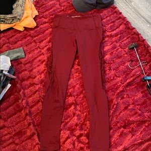 Victoria’s Secret red knockout leggings